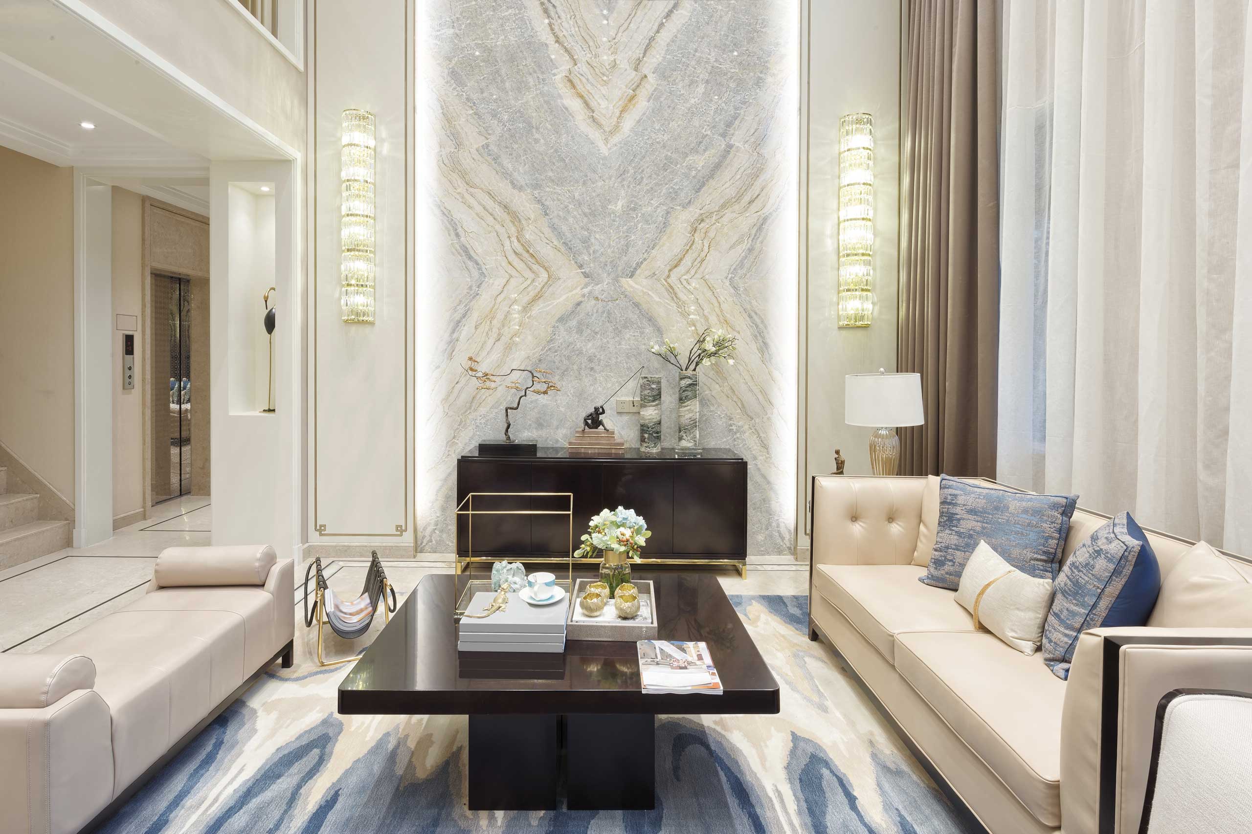 Ultra modern reception area | Contemporary home in the middle east | Utec 1921 sourcing advisors
