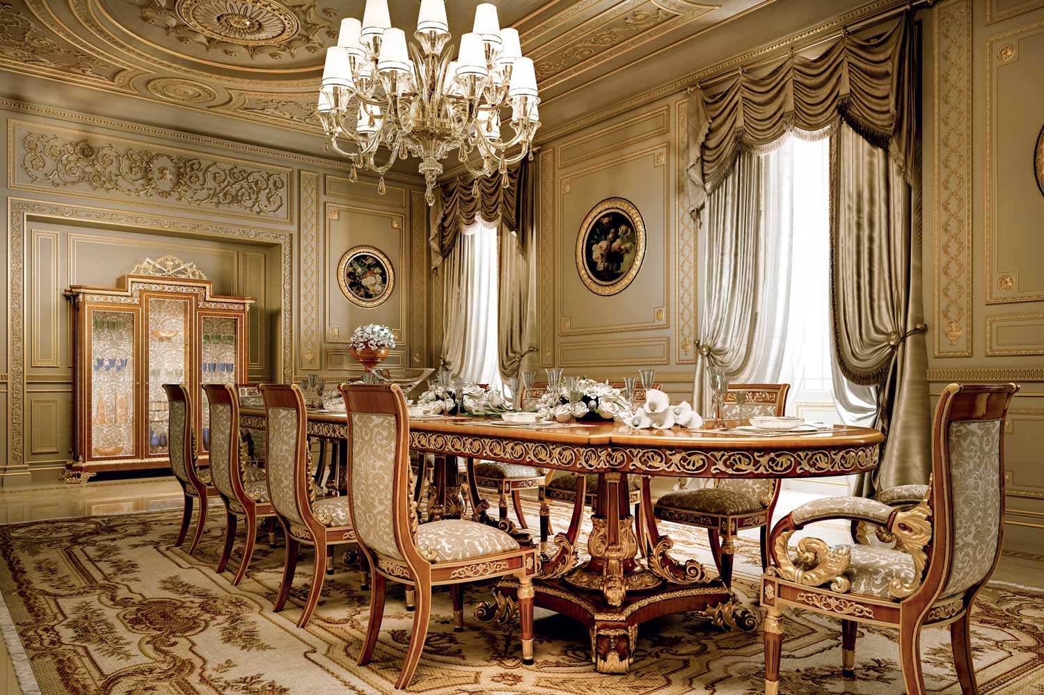 Classic Italian furniture with ornate decoration | Utec 1921 sourcing advisory